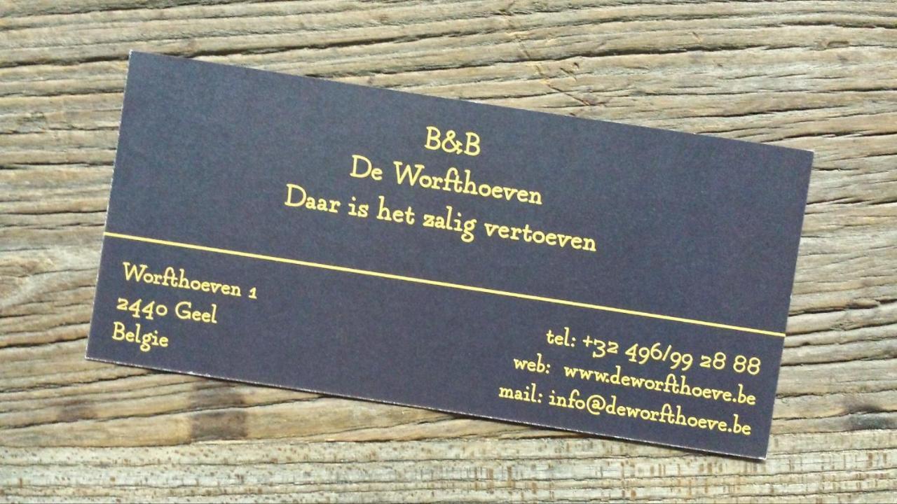 De Worfthoeve Bed & Breakfast Geel Bagian luar foto